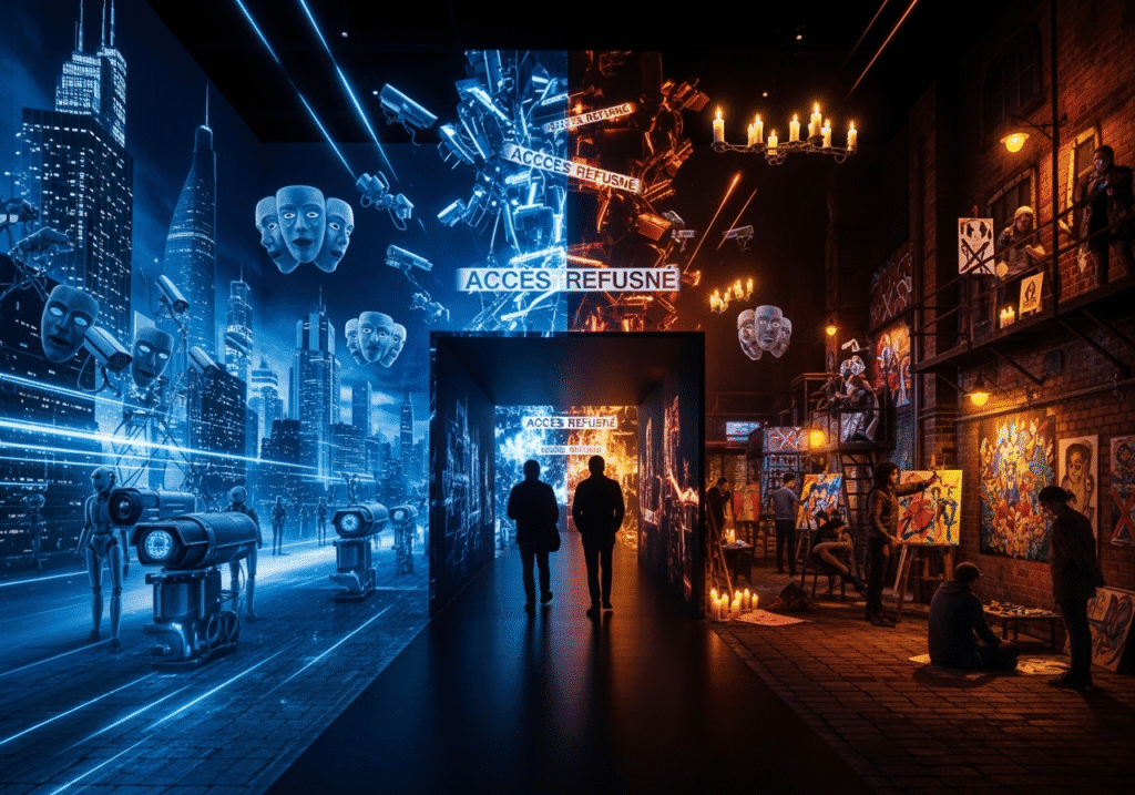 exposition immersive l'Empire de l'Accélération